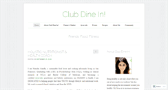 Desktop Screenshot of clubdinein.com